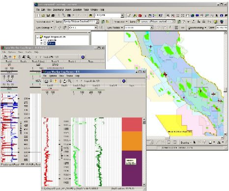 Seismap log viewer example - click to enlarge